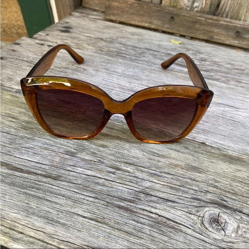Mango large frame retro sunglasses